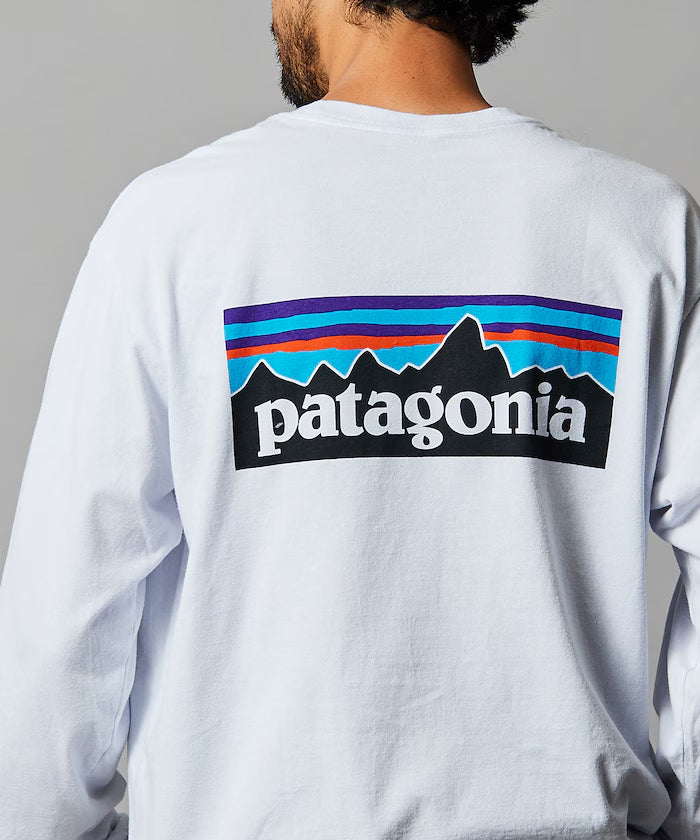PATAGONIA Long-Sleeved P-6 Logo Responsibili-Tee /  P-6 標誌長袖T恤