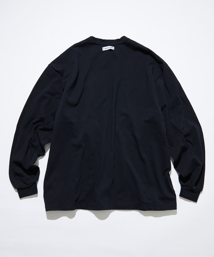 CAHLUMN Heavy Weight Jersey Long Sleeve Tee /  重磅針織長袖T恤
