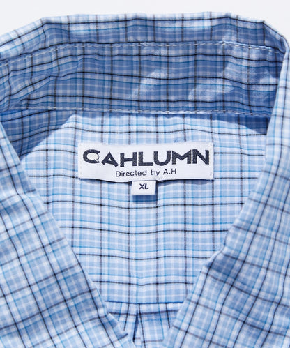CAHLUMN Magazine Pocket Chain Stitch Shirt / 雜誌口袋寬布布料B.D襯衫