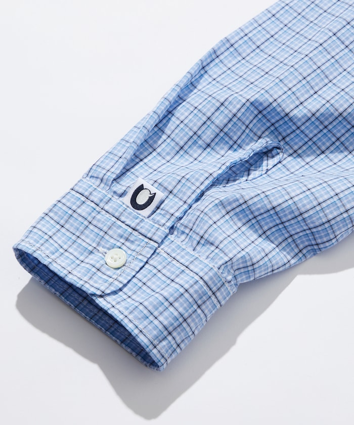 CAHLUMN Magazine Pocket Chain Stitch Shirt / 雜誌口袋寬布布料B.D襯衫