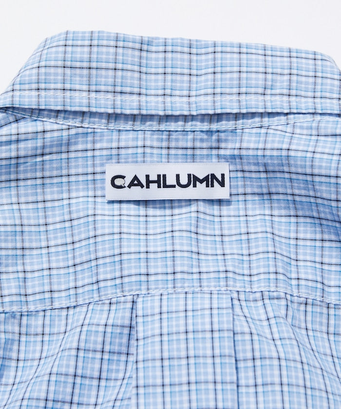 CAHLUMN Magazine Pocket Chain Stitch Shirt / 雜誌口袋寬布布料B.D襯衫