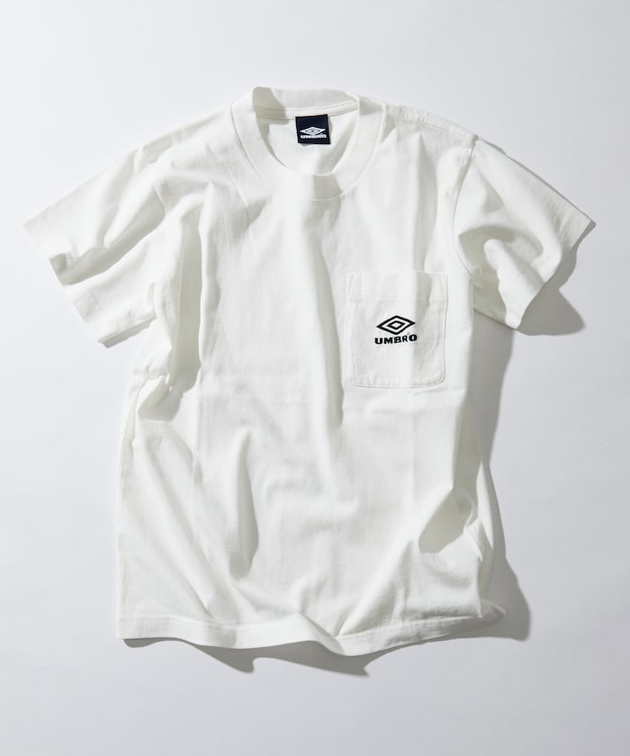 UMBRO / 別注仿舊 口袋 短袖T恤