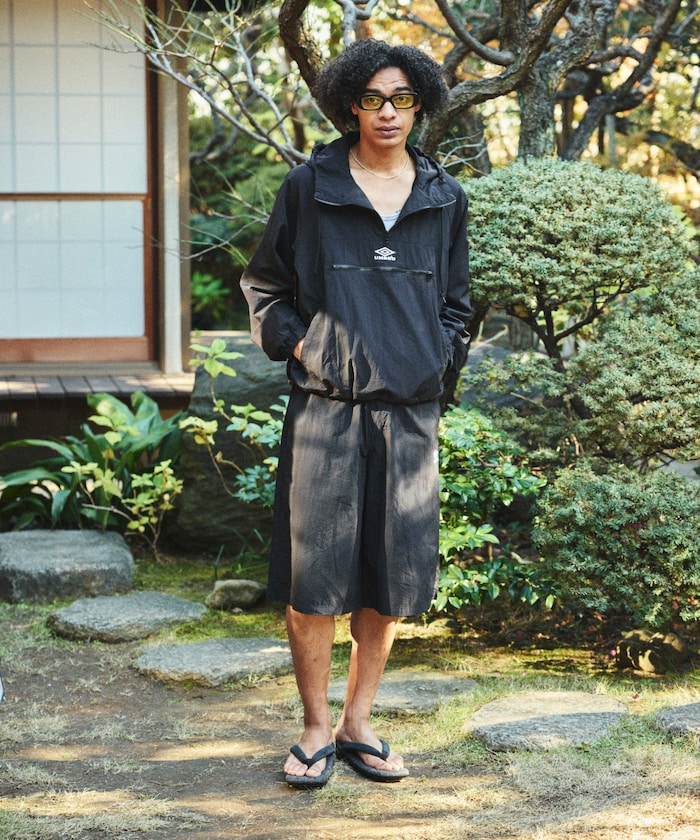 UMBRO/ 別注尼龍寬鬆短褲