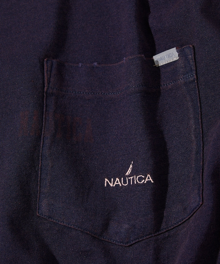 NAUTICA Mix Color Indigo S/S Tee  / 仿舊 短袖T恤