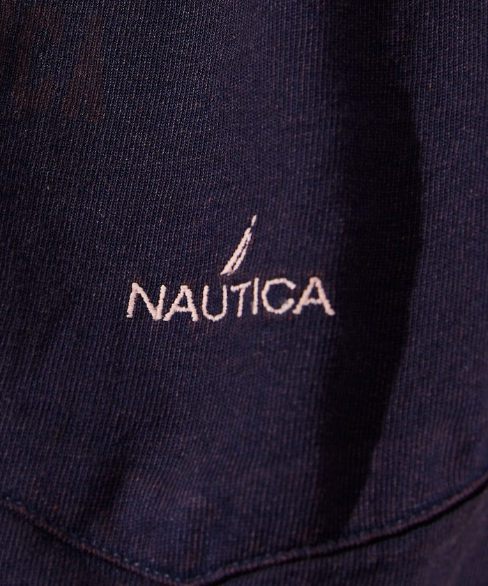 NAUTICA Mix Color Indigo S/S Tee  / 仿舊 短袖T恤