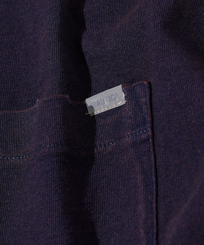 NAUTICA Mix Color Indigo S/S Tee  / 仿舊 短袖T恤