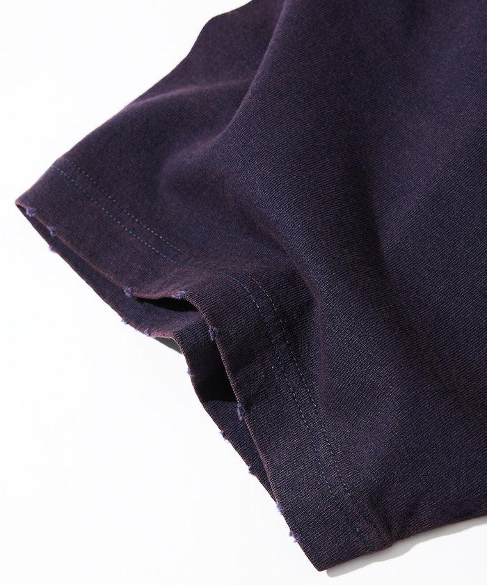 NAUTICA Mix Color Indigo S/S Tee  / 仿舊 短袖T恤