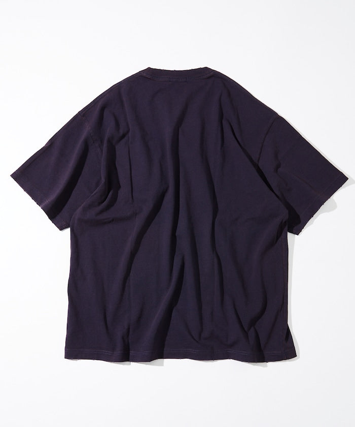 NAUTICA Mix Color Indigo S/S Tee  / 仿舊 短袖T恤