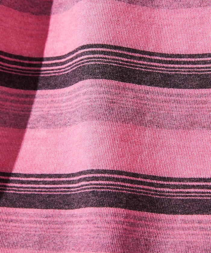 NAUTICA Garment Pigment Dyed Hidden Logo Multi Border S/S Tee / 條紋短袖T恤