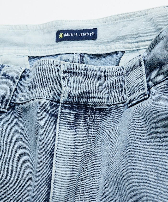 NAUTICA Faded Gizastitch T/C Curve Cropped Pants / 仿舊 七分 短褲