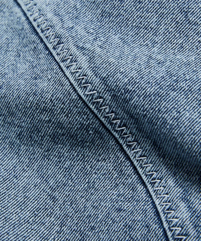 NAUTICA Faded Gizastitch T/C Curve Cropped Pants / 仿舊 七分 短褲