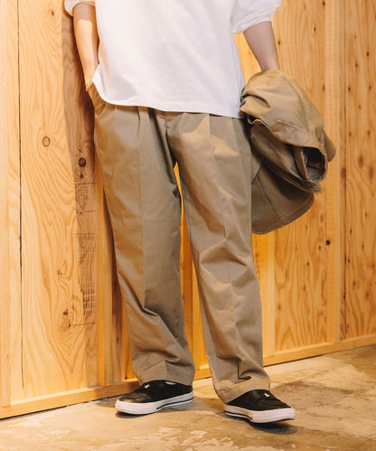 RED KAP 別注 SMU PT-38 SETUP 2TUCK WIDE PANTS / 兩褶寬版工作長褲