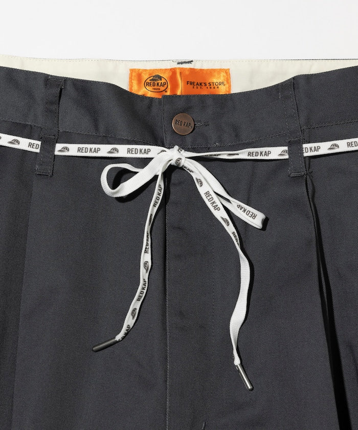 RED KAP 別注 SMU PT-38 2TUCK BAGGY WIDE TWILL PANTS / 別注寬版雙褶厚斜紋工作圓筒長褲