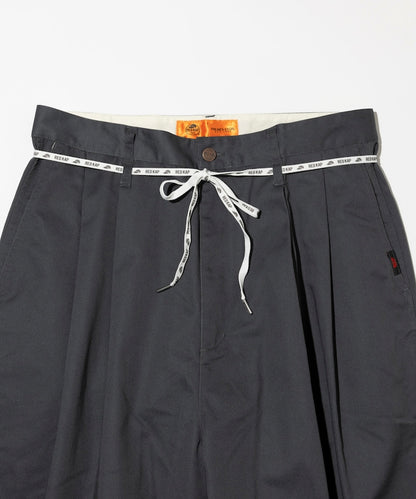 RED KAP 別注 SMU PT-38 2TUCK BAGGY WIDE TWILL PANTS / 別注寬版雙褶厚斜紋工作圓筒長褲
