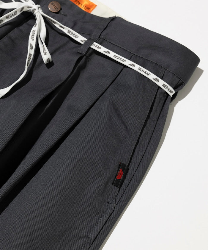 RED KAP 別注 SMU PT-38 2TUCK BAGGY WIDE TWILL PANTS / 別注寬版雙褶厚斜紋工作圓筒長褲