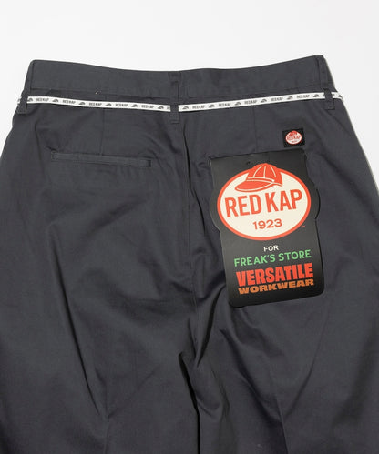 RED KAP 別注 SMU PT-38 2TUCK BAGGY WIDE TWILL PANTS / 別注寬版雙褶厚斜紋工作圓筒長褲