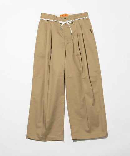 RED KAP 別注 SMU PT-38 2TUCK BAGGY WIDE TWILL PANTS / 別注寬版雙褶厚斜紋工作圓筒長褲