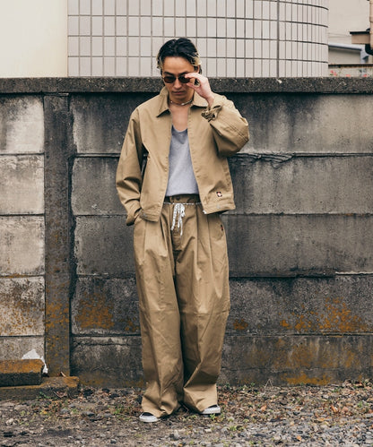 RED KAP 別注 SMU PT-38 2TUCK BAGGY WIDE TWILL PANTS / 別注寬版雙褶厚斜紋工作圓筒長褲
