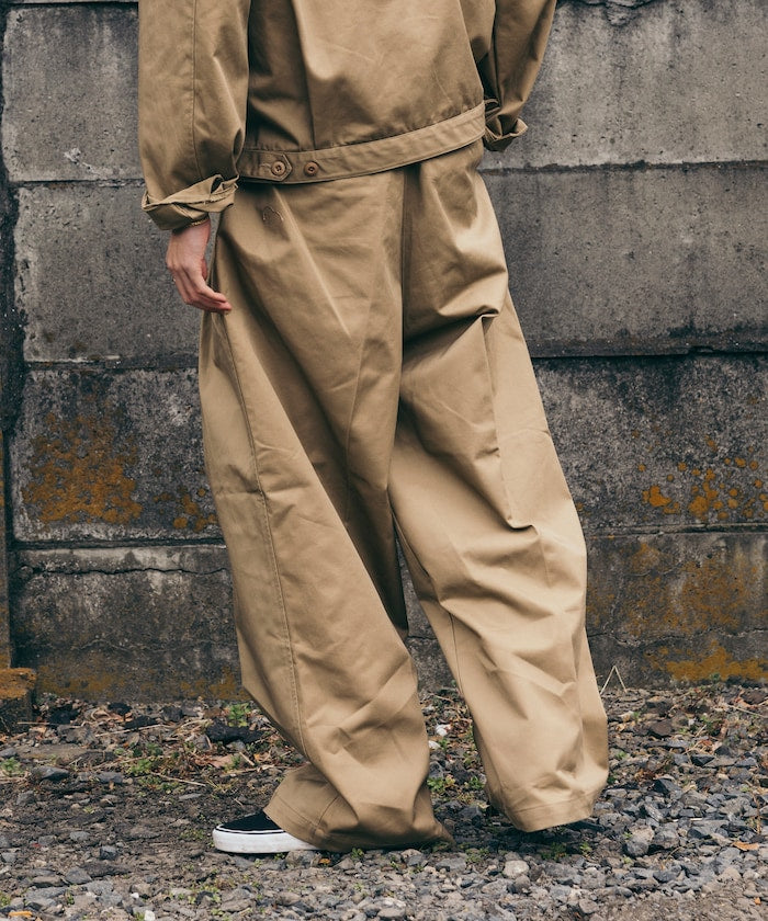 RED KAP 別注 SMU PT-38 2TUCK BAGGY WIDE TWILL PANTS / 別注寬版雙褶厚斜紋工作圓筒長褲