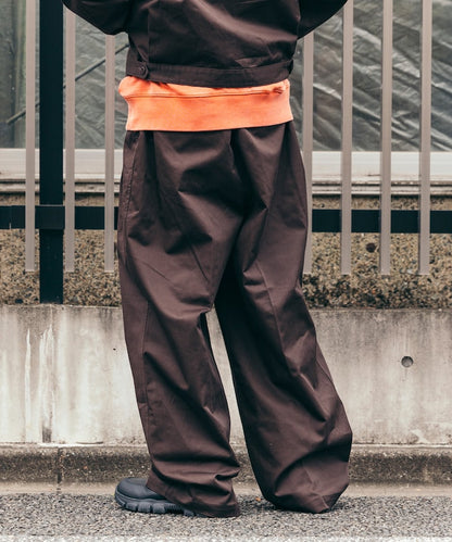 RED KAP 別注 SMU PT-38 2TUCK BAGGY WIDE TWILL PANTS / 別注寬版雙褶厚斜紋工作圓筒長褲