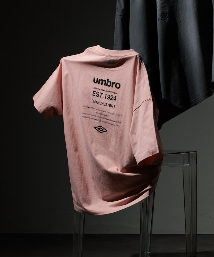 UMBRO / 別注復古標誌印花短袖T恤