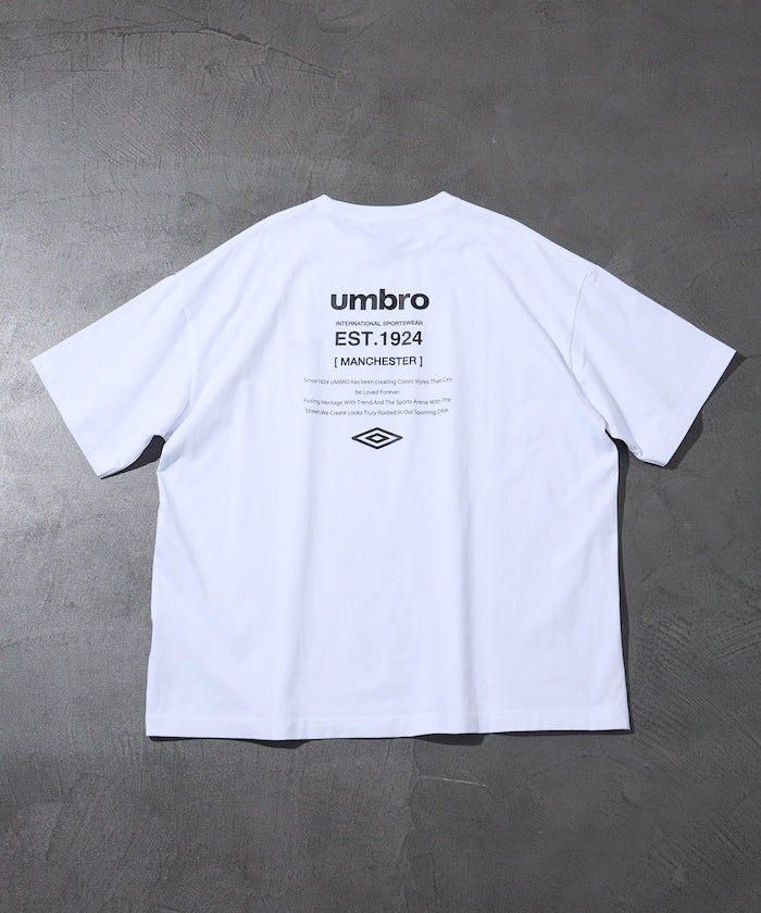 UMBRO / 別注復古標誌印花短袖T恤