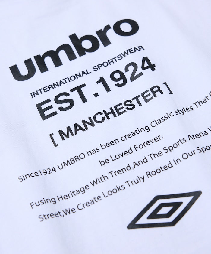 UMBRO / 別注復古標誌印花短袖T恤