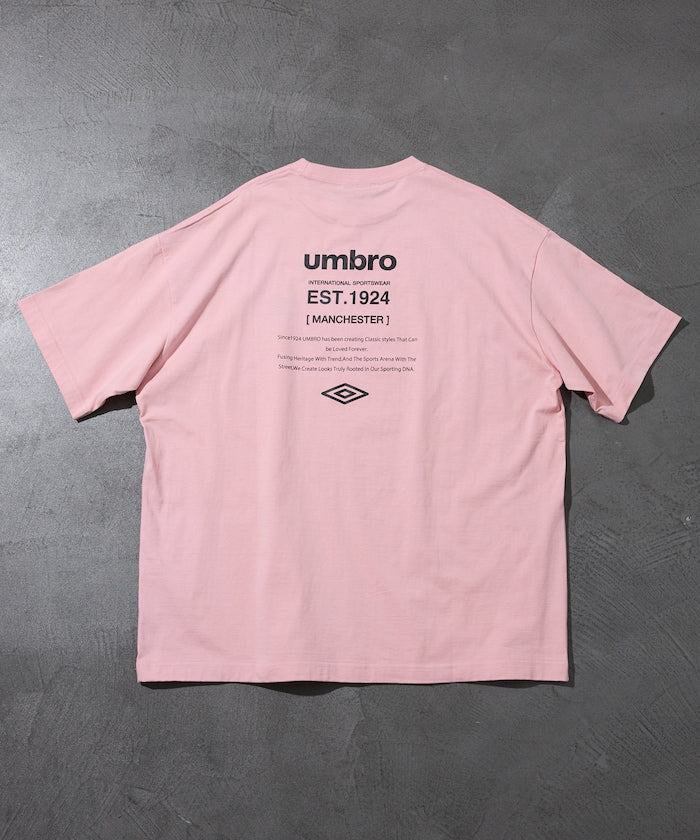 UMBRO / 別注復古標誌印花短袖T恤