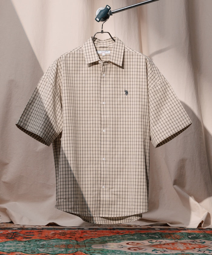 U.S. POLO ASSN. / 格紋短襯衫