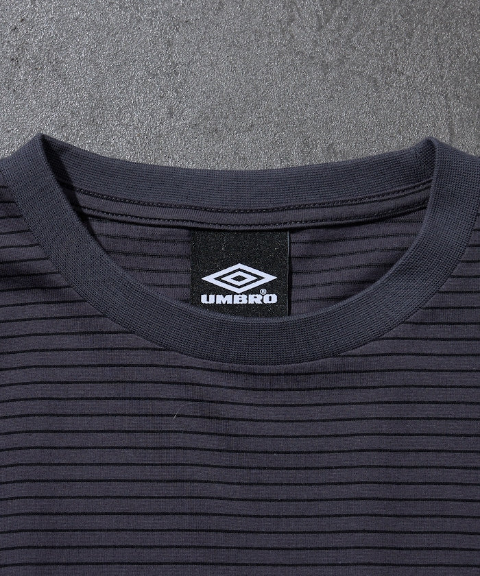 UMBRO / 別注條紋短袖T恤