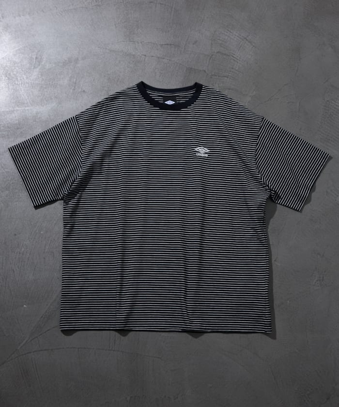 UMBRO / 別注條紋短袖T恤