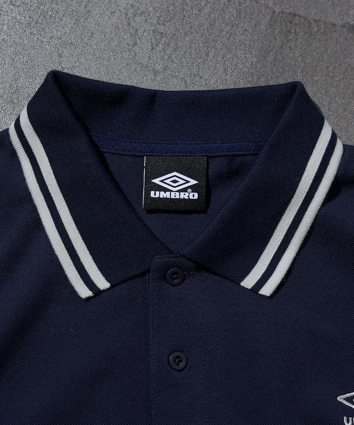 UMBRO / 別注刺繡徽標短袖 POLO 衫