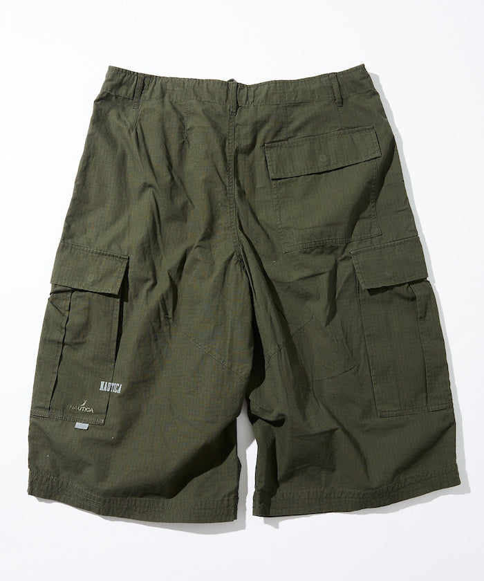 NAUTICA Super Wide Cargo Cropped Pants / 超寬鬆 七分 工裝 短褲