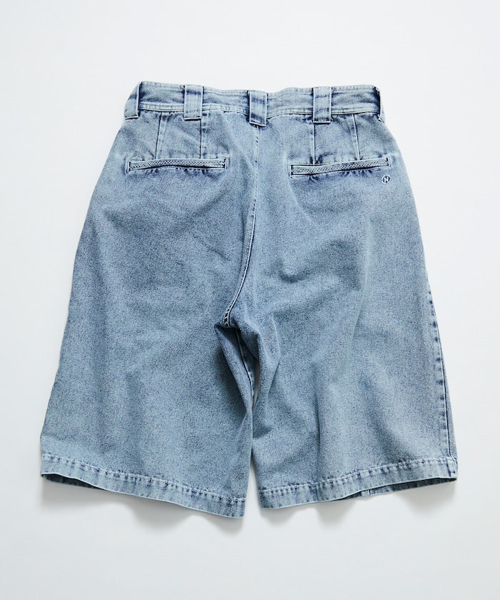 NAUTICA Faded Gizastitch T/C Curve Cropped Pants / 仿舊 七分 短褲