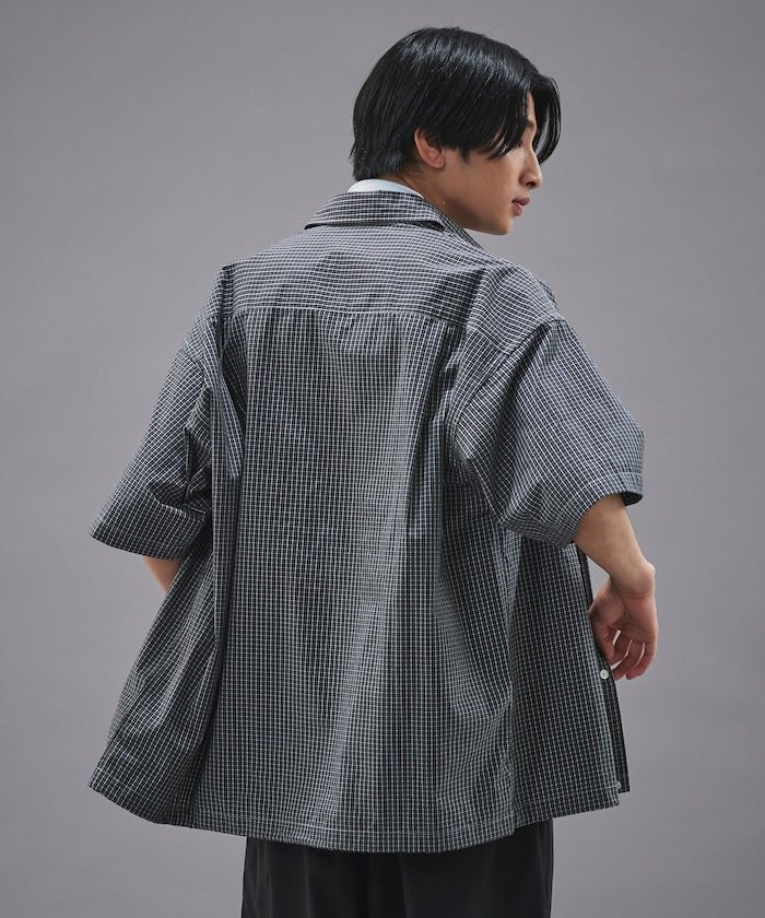 UMBRO / 別注 刺繡格紋襯衫