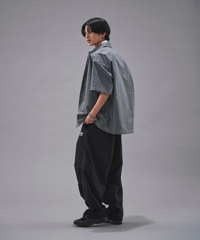 UMBRO / 別注 刺繡格紋襯衫