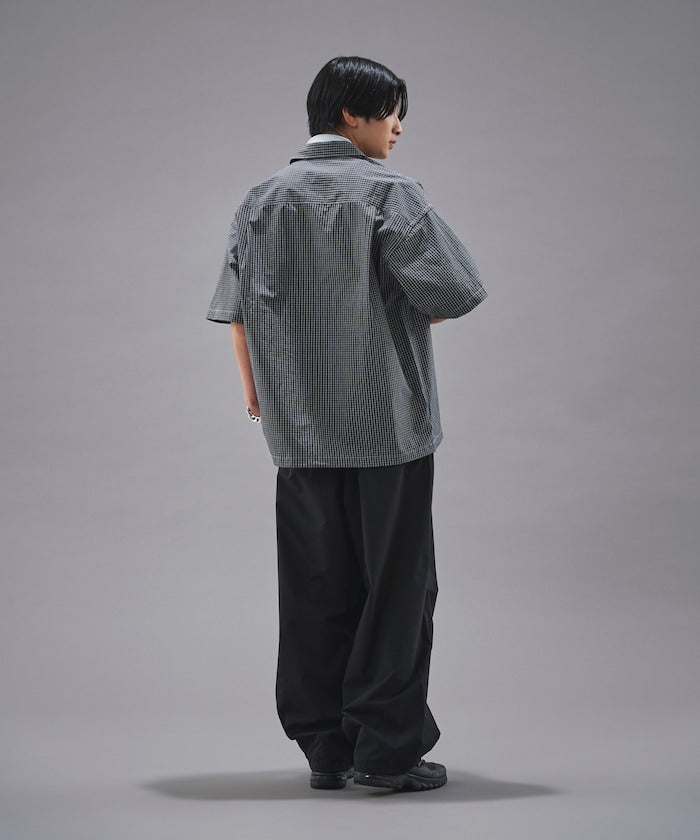 UMBRO / 別注 刺繡格紋襯衫
