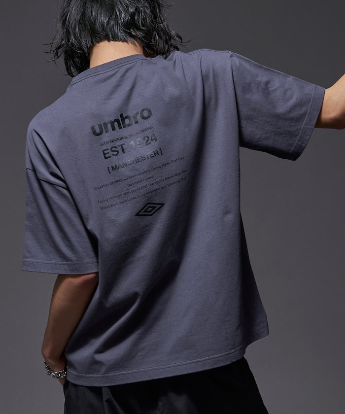 UMBRO / 別注復古標誌印花短袖T恤