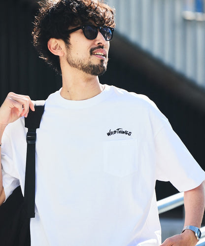 WILD THINGS×FREAK'S STORE / 口袋 短袖T恤