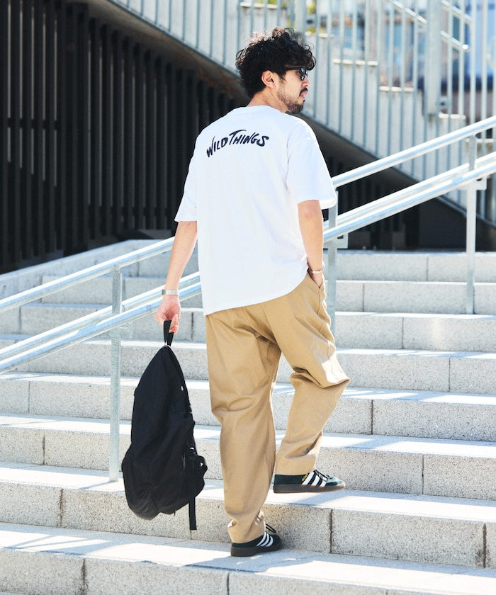 WILD THINGS×FREAK'S STORE / 口袋 短袖T恤