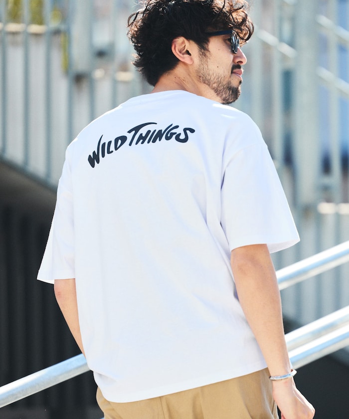 WILD THINGS×FREAK'S STORE / 口袋 短袖T恤