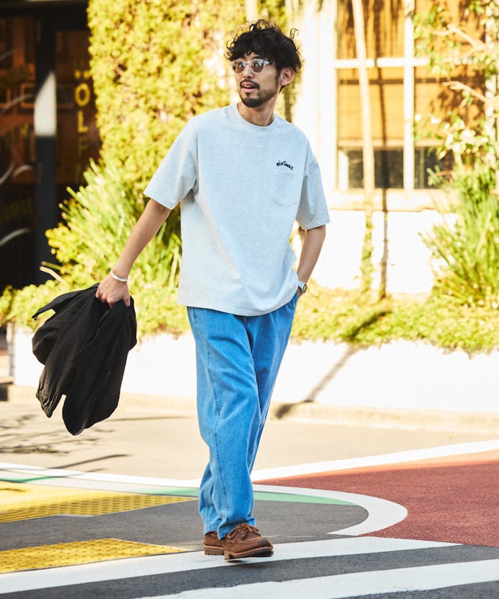 WILD THINGS×FREAK'S STORE / 口袋 短袖T恤
