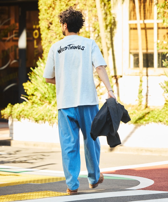 WILD THINGS×FREAK'S STORE / 口袋 短袖T恤