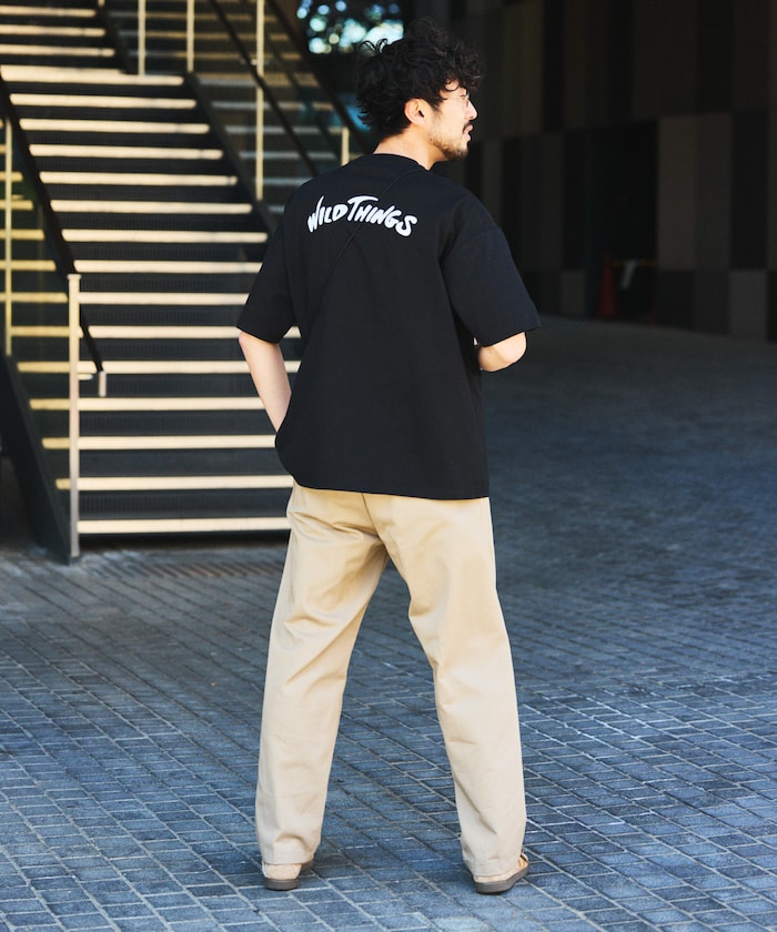 WILD THINGS×FREAK'S STORE / 口袋 短袖T恤