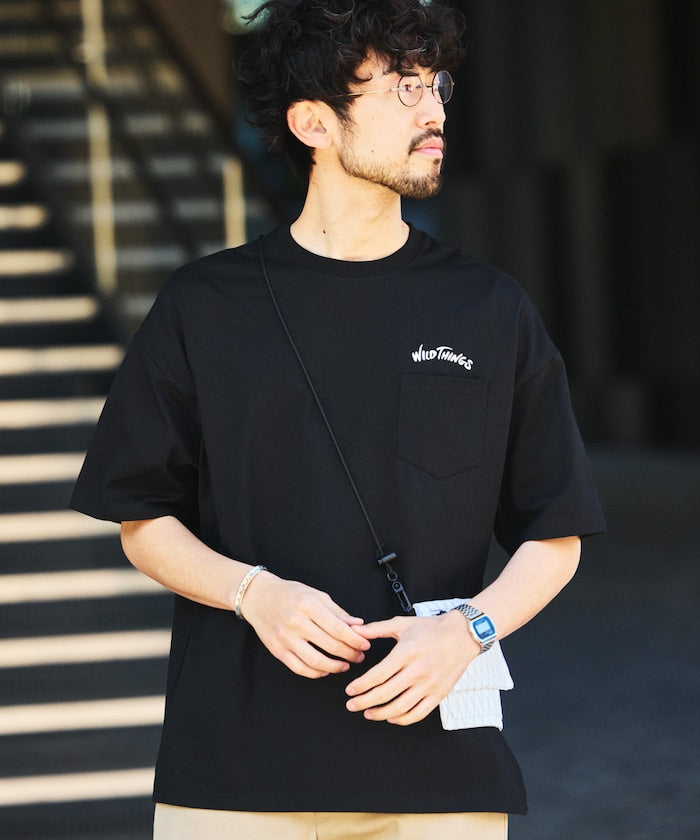WILD THINGS×FREAK'S STORE / 口袋 短袖T恤