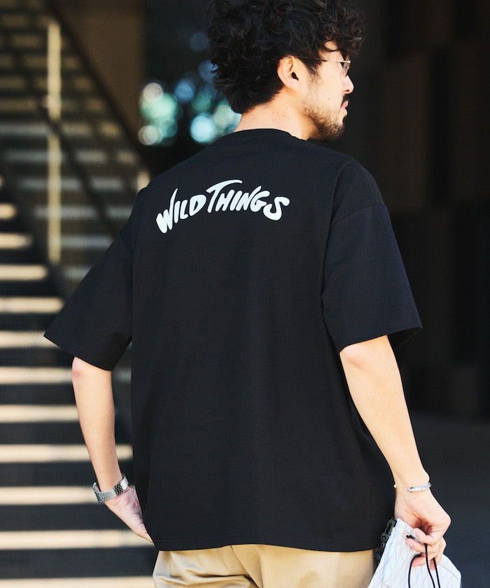 WILD THINGS×FREAK'S STORE / 口袋 短袖T恤