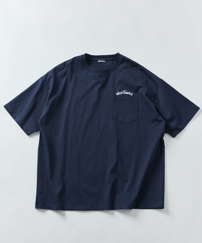 WILD THINGS×FREAK'S STORE / 口袋 短袖T恤