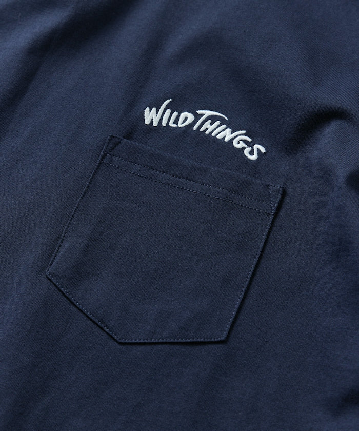 WILD THINGS×FREAK'S STORE / 口袋 短袖T恤
