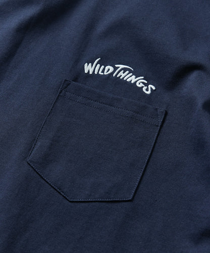 WILD THINGS×FREAK'S STORE / 口袋 短袖T恤