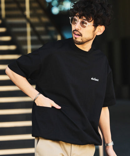 WILD THINGS×FREAK'S STORE / 別注側袋設計 抽繩下擺 短袖T恤
